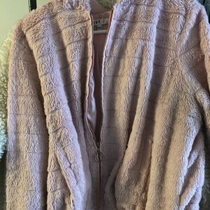 Cozy Pink Faux Fur Jacket